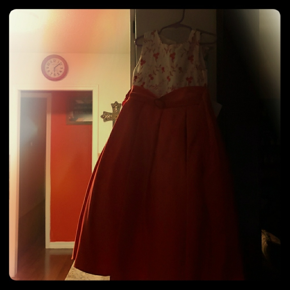 Red dress